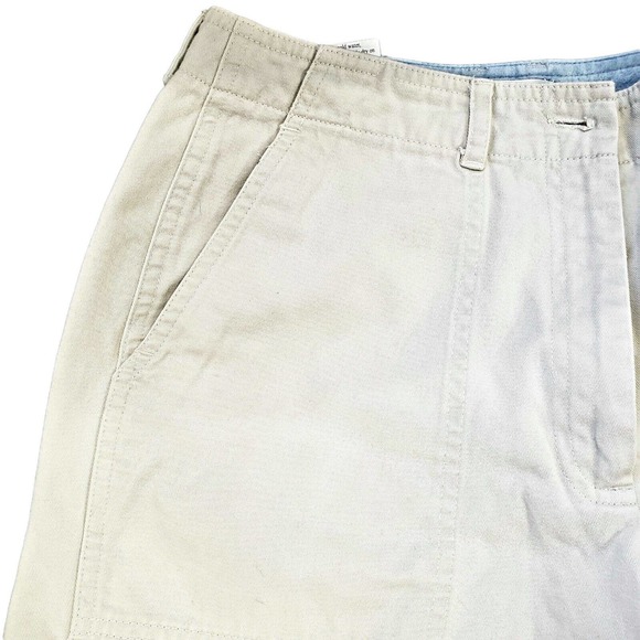 Talbots Petites Relaxed Chino Shorts Sz. 6 P Ivory - Picture 7 of 12